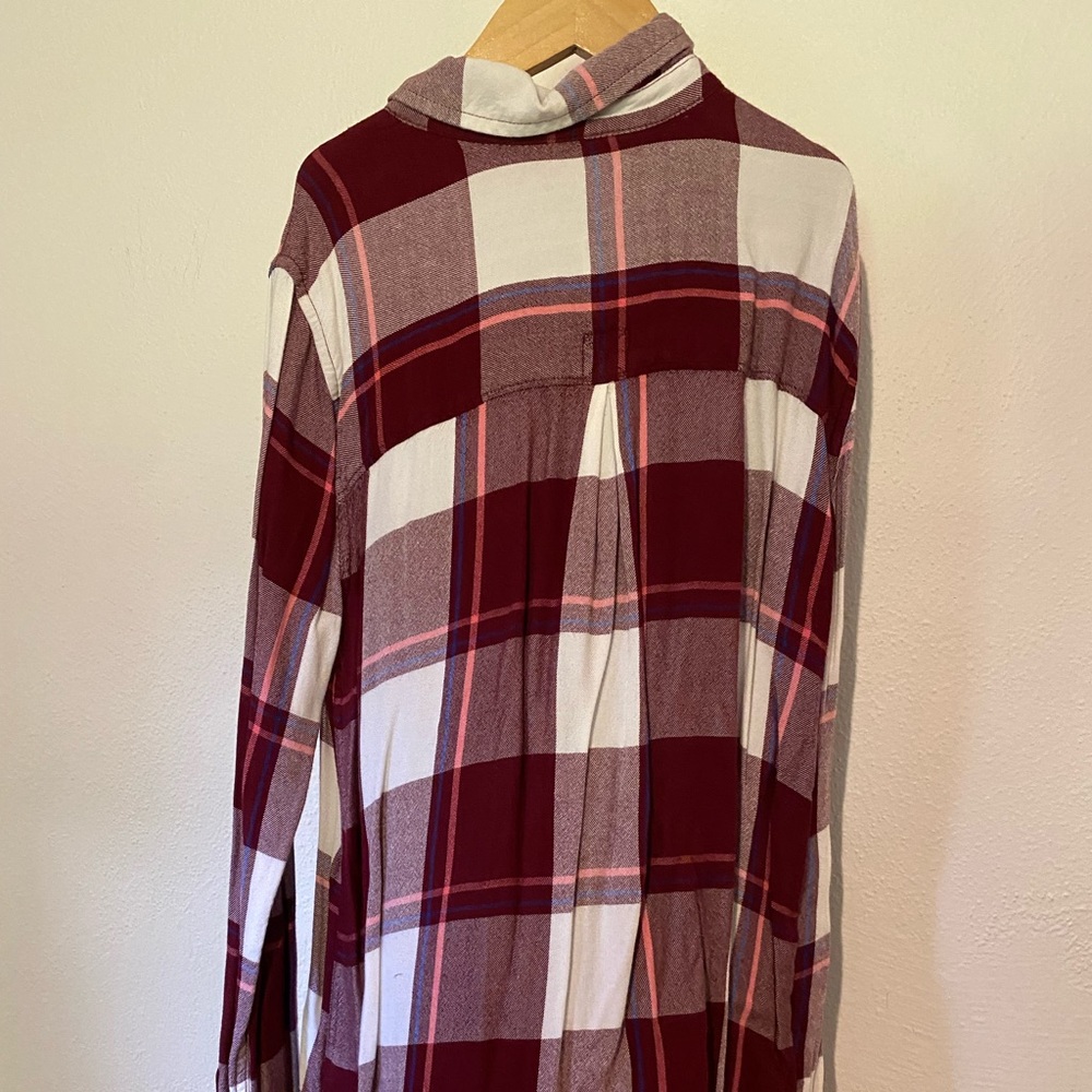 Plaid button up - Picture 2 of 2